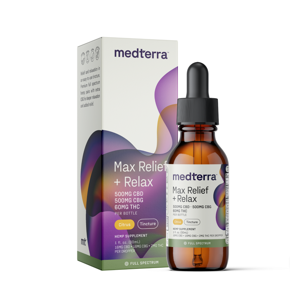 Max Relief + Relax Full Spectrum CBD Oil